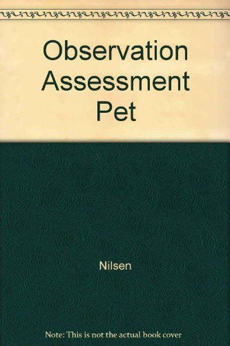 Stock image for Observation Assessment Pet for sale by Better World Books