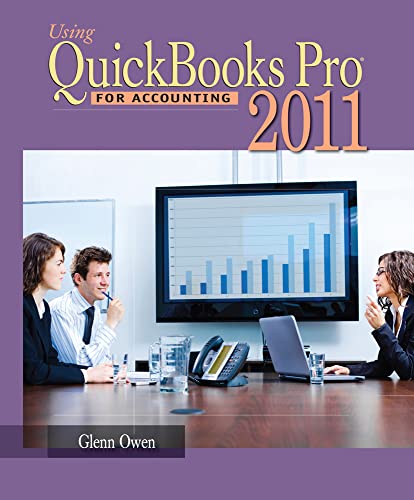 Stock image for Using Quickbooks Pro 2011 for Accounting (with CD-ROM) (Accounting II) for sale by The Book Cellar, LLC