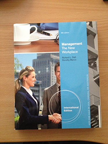 Stock image for Management : The New Workplace for sale by Better World Books