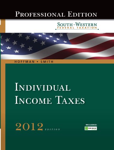 Beispielbild fr South-Western Federal Taxation 2012 : Individual Income Taxes zum Verkauf von Better World Books