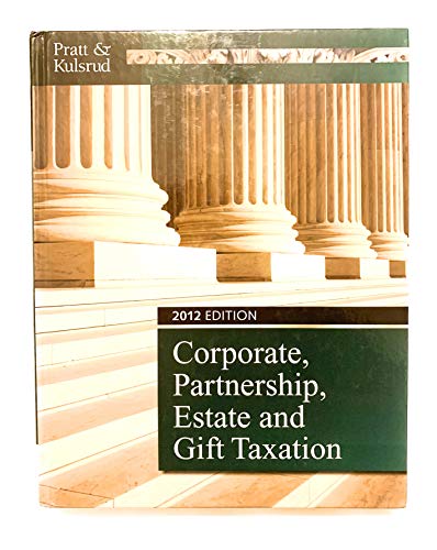 Stock image for Corporate, Partnership, Estate and Gift Taxation for sale by HPB-Red