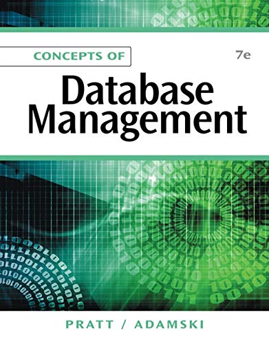 Beispielbild fr Concepts of Database Management zum Verkauf von Gulf Coast Books