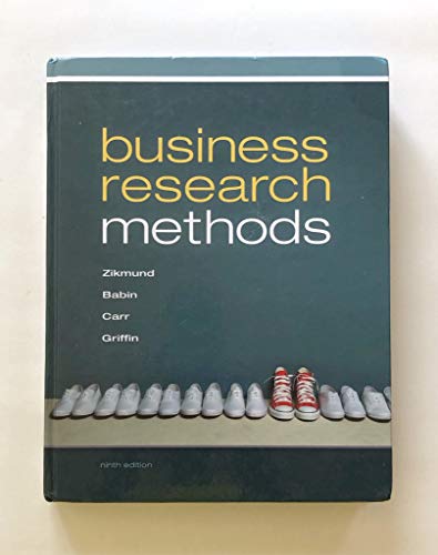 Imagen de archivo de Business Research Methods (with Qualtrics Printed Access Card) a la venta por Hawking Books