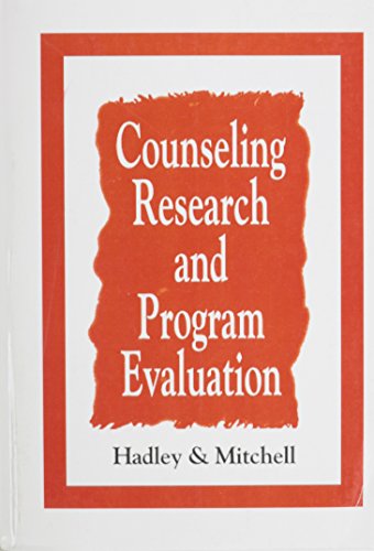 Stock image for Counseling Research and Program Evaluation for sale by SecondSale