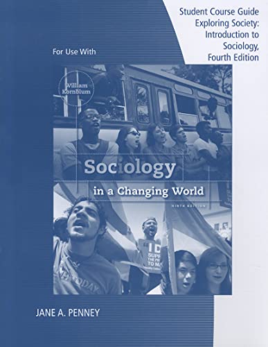 Imagen de archivo de Student Telecourse Guide for Kornblum's Sociology in a Changing World, 9th a la venta por HPB-Red