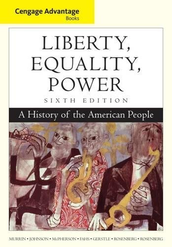 9781111830861: Liberty, Equality, Power: A History of the American People