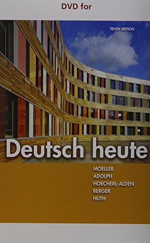 DVD for Moeller/Huth/Hoecherl-Alden/Berger/Adolph's Deutsch heute, 10th (9781111832353) by Moeller, Jack; Huth, Thorsten; Hoecherl-Alden, Gisela; Berger, Simone; Adolph, Winnie