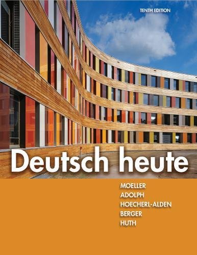 9781111832377: Student Activities Manual for Moeller/Huth/Hoecherl-Alden/Berger/Adolph's Deutsch heute, 10th