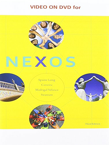 Imagen de archivo de Video on DVD for Spaine Long/Carreira/Madrigal Velasco/Swanson's Nexos, 3rd a la venta por BooksRun