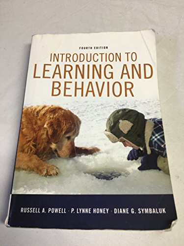 Beispielbild fr Introduction to Learning and Behavior zum Verkauf von Better World Books