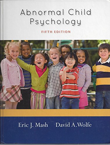 Stock image for Abnormal Child Psychology for sale by Books of the Smoky Mountains