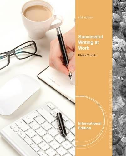 Imagen de archivo de Successful Writing At Work (International Edition) a la venta por Revaluation Books