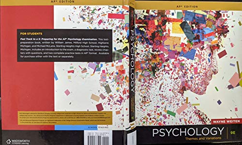 Stock image for Psychology Themes and Variations AP Edition 9th Edition for sale by SecondSale