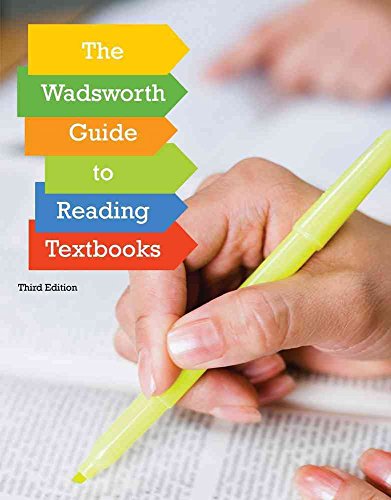 Imagen de archivo de The Wadsworth Guide to Reading Textbooks a la venta por Better World Books