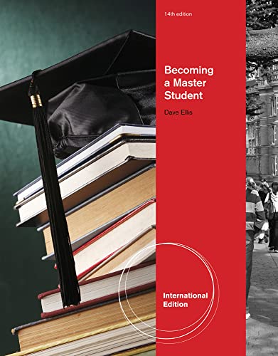 Becoming a Master Student (9781111840280) by David B. Ellis