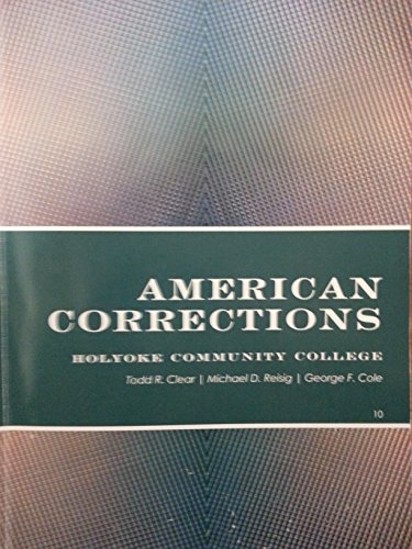 Imagen de archivo de American Corrections, International Edition a la venta por Blackwell's
