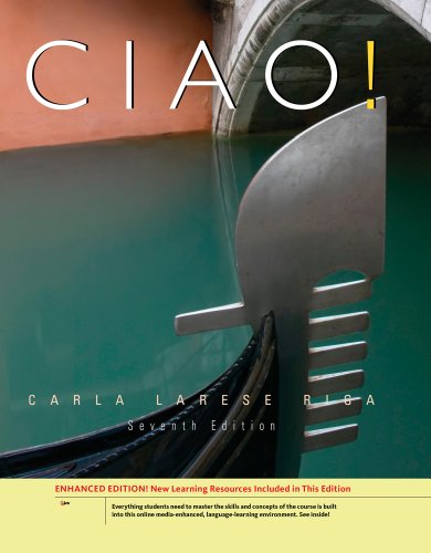 Bundle: Ciao!, Enhanced, 7th + SAM Quia 3-Semester Printed Access Card (9781111874483) by Riga, Carla Larese