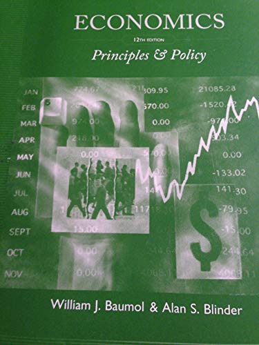 9781111969929: Study Guide for Baumol/Blinder's Economics: Principles and Policy, 12th