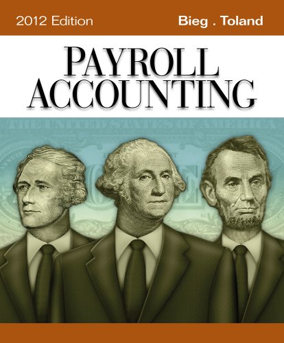 Imagen de archivo de Payroll Accounting 2012 (Book Only) a la venta por Ergodebooks