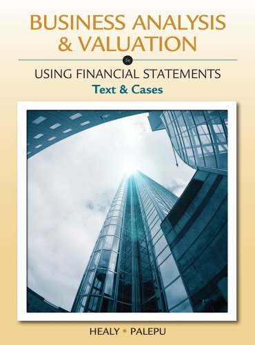 9781111972288: Business Analysis & Valuation: Using Financial Statements, Text and Cases (With Thomson Analytics Printed Access Card)