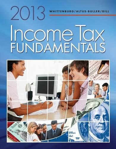 Imagen de archivo de Income Tax Fundamentals 2013 (with H&r Block at Home Tax Preparation Software CD-ROM) a la venta por ThriftBooks-Dallas