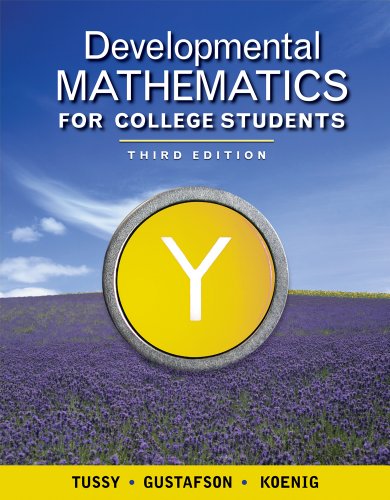 Bundle: Developmental Mathematics for College Students, 3rd + Enhanced WebAssign with eBook LOE Printed Access Card for One-Term Math and Science (9781111978839) by Tussy, Alan S.; Gustafson, R. David; Koenig, Diane