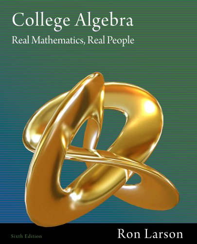 9781111979089: Bundle: College Algebra: Real Mathematics, Real People, 6th + Enhanced WebAssign with eBook LOE Printed Access Card for One-Term Math and Science