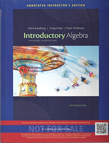 9781111989736: Aie Intro Algebra Everyday 5e