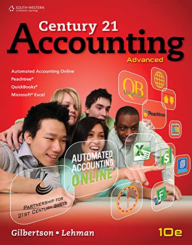 Imagen de archivo de Century 21 Accounting: Advanced (Century 21 Accounting Series) a la venta por SecondSale