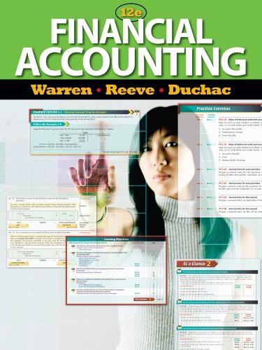 Bundle: Financial Accounting, 12th + WebTutorâ„¢ ToolBox for Blackboard Printed Access Card (9781111993658) by Warren, Carl S.; Reeve, James M.; Duchac, Jonathan