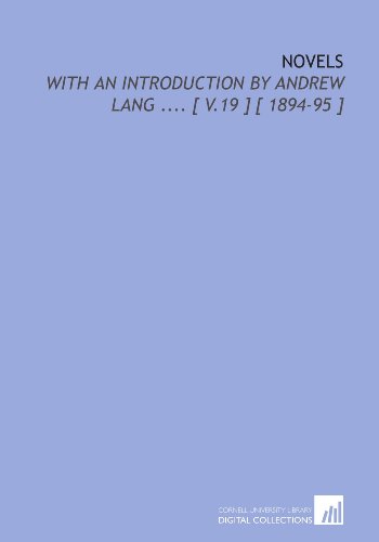 Novels: With an Introduction by Andrew Lang .... [ V.19 ] [ 1894-95 ] (9781112389764) by Lever, Charles James