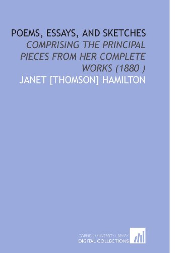 9781112515750: Poems, Essays, and Sketches: Comprising the Principal Pieces From Her Complete Works (1880 )