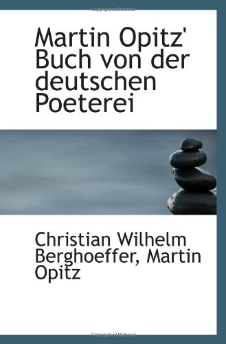 Stock image for Martin Opitz' Buch von der deutschen Poeterei for sale by Revaluation Books