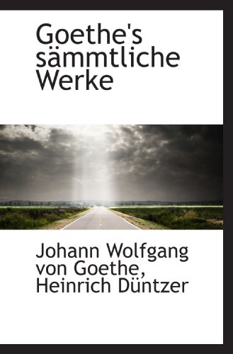 Stock image for Goethe's smmtliche Werke for sale by Revaluation Books