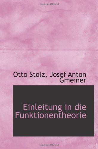 Stock image for Einleitung in die Funktionentheorie for sale by Revaluation Books