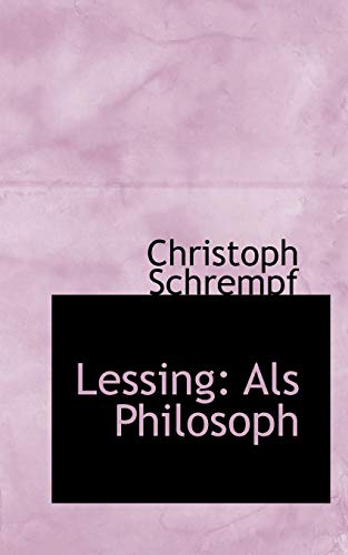 Imagen de archivo de Lessing: ALS Philosoph a la venta por medimops