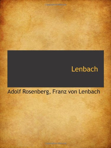 Stock image for Lenbach for sale by Revaluation Books