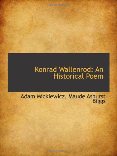 Stock image for Konrad Wallenrod: An Historical Poem for sale by Revaluation Books