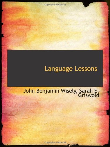 Stock image for Language Lessons for sale by Revaluation Books