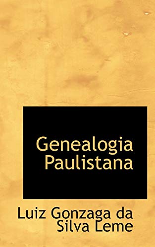 9781113061386: Genealogia Paulistana