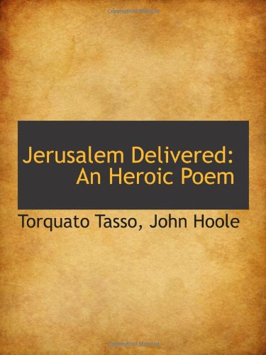 Imagen de archivo de Jerusalem Delivered: An Heroic Poem a la venta por Revaluation Books