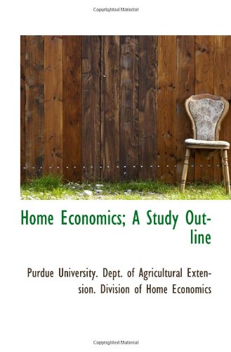 Imagen de archivo de Home Economics; A Study Outline a la venta por Revaluation Books