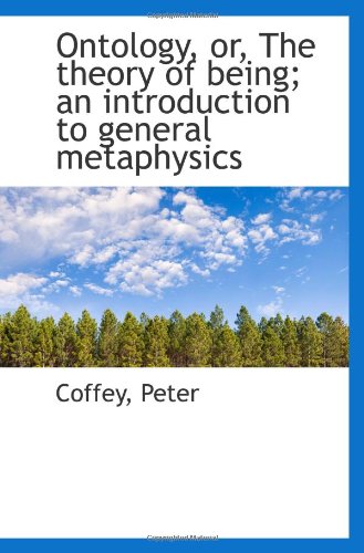 Immagine dell'editore per Ontology, or, The theory of being; an introduction to general metaphysics venduto da Revaluation Books
