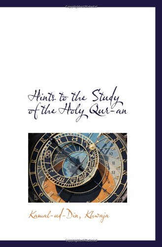 9781113273321: Hints to the Study of the Holy Qur-an