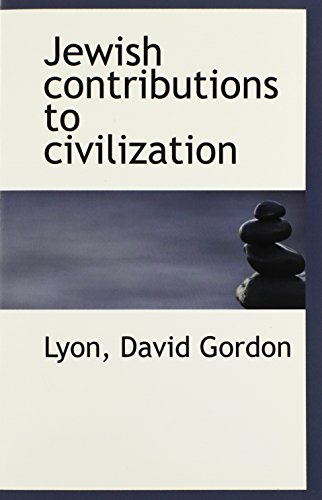 9781113277497: Jewish contributions to civilization