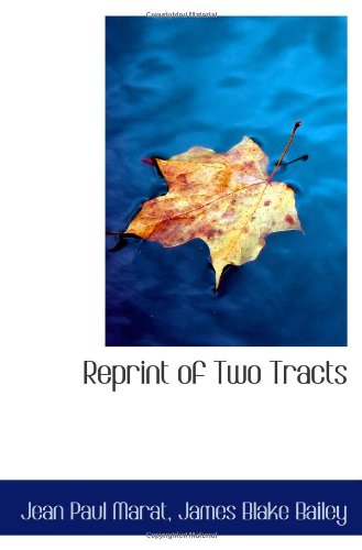 Stock image for Reprint of Two Tracts for sale by Revaluation Books
