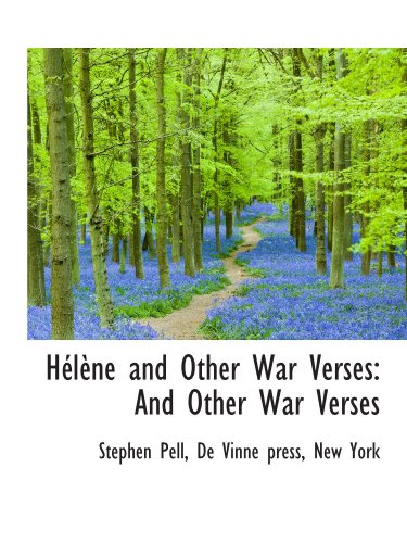 Stock image for Hlne and Other War Verses: And Other War Verses for sale by Revaluation Books