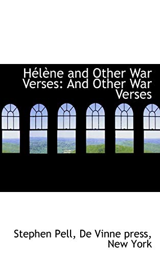 Stock image for Hlne and Other War Verses for sale by Ergodebooks