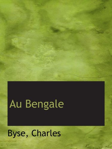 Imagen de archivo de Au Bengale (French Edition) a la venta por Revaluation Books