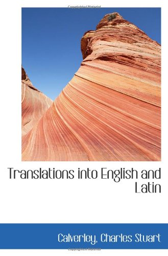 Imagen de archivo de Translations into English and Latin a la venta por Revaluation Books